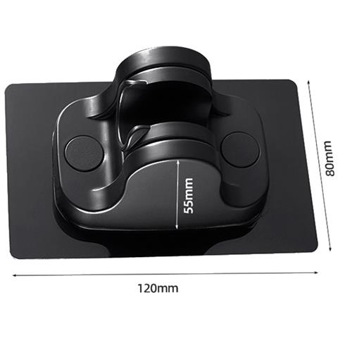 Supporto Per Soffione Doccia Regolabile Senza Foratura - Foto 3