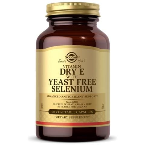 Vitamina E Secca Con Selenio Senza Lievito 100 Capsule Vegetali - Foto 1