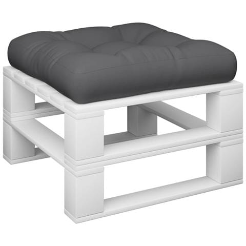 Cuscino Per Pallet Grigio 50x50x12 Cm In Tessuto - Foto 3