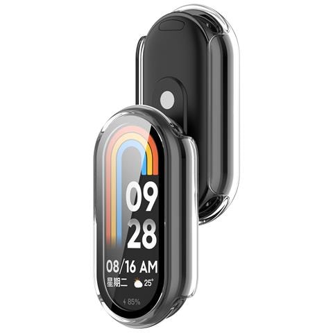 Custodia Xiaomi Mi Band 9/9 Nfc Con Protezione Dello Schermo In Vetro Temperato Transparent - Foto 2