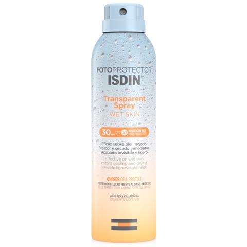 Isdin Fotoprotector Transparent Spray Wet Skin 30spf 250ml - Foto 1