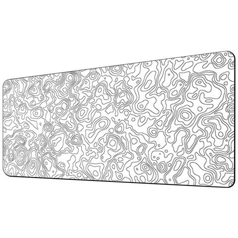 Tappetino Per Mouse Floreale Artistico White L - Foto 3