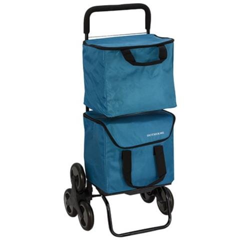 Carrello Della Spesa A 6 Ruote, 2 X 20l, Blu - 8220-464 - Foto 1