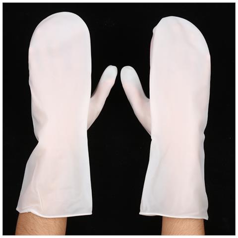 Guanti Magici Per Lavare I Piatti Con Spugna Incorporata - Rossi - Foto 2