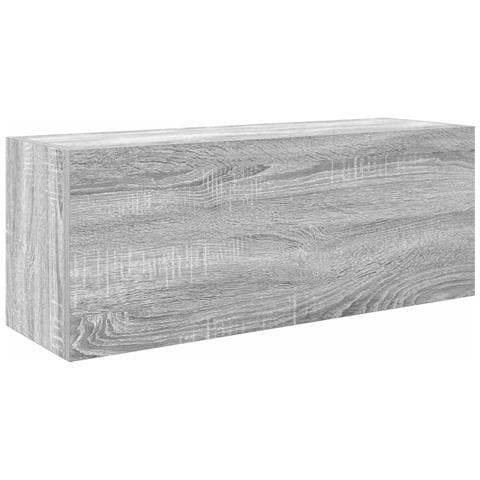 Mobile Da Bagno Grigio Sonoma 80x25x30 Cm In Legno Multistrato - Foto 2
