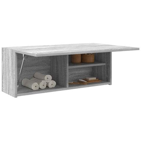 Mobile Da Bagno Grigio Sonoma 80x25x30 Cm In Legno Multistrato - Foto 1