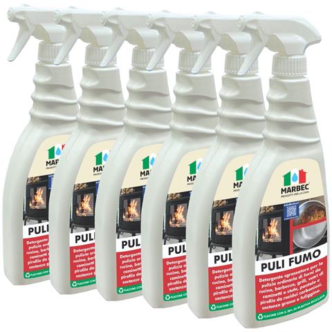 Pulifumo® 750mlx6pz Detergente Spray Sgrassatore Forte Per Pulizia Ordinaria Di Forni, Barbecue, Stufe E Pirofile - Foto 1