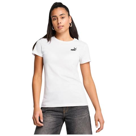 Ess Small No. 1 Logo Tee 68237202, Donne, Bianca, M - Foto 1
