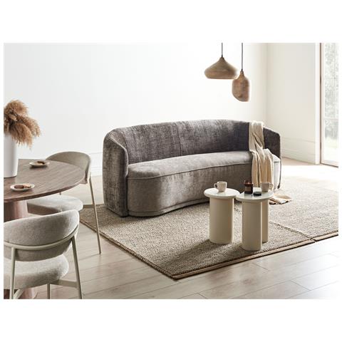 3 Posti Roset Tessuto Marrone - Foto 1