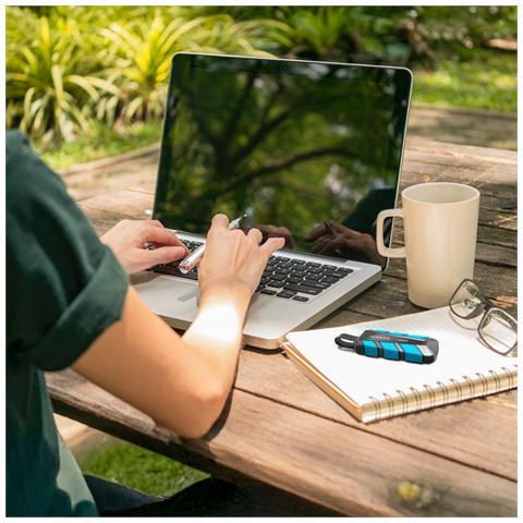 SC740 1 TB USB tipo-C 3.2 Gen 2 (3.1 Gen 2) Nero, Blu - Foto 2