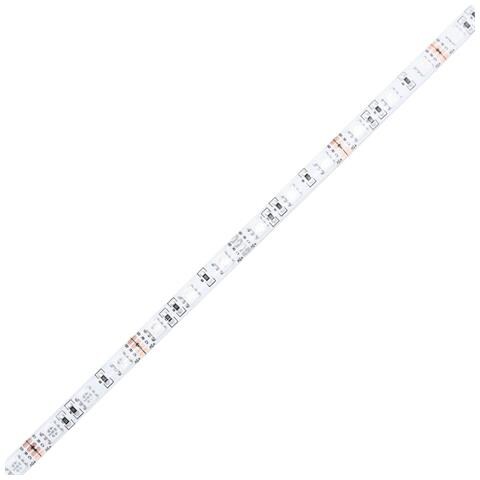 Comodino con Luci LED Rovere Fumo in Legno Multistrato - Foto 9