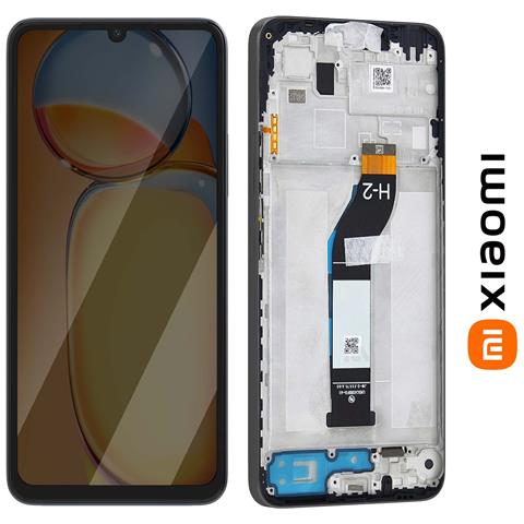 Schermo Lcd Originale Redmi 13c 4g / C65 Con Touch E Telaio, Nero - Foto 1