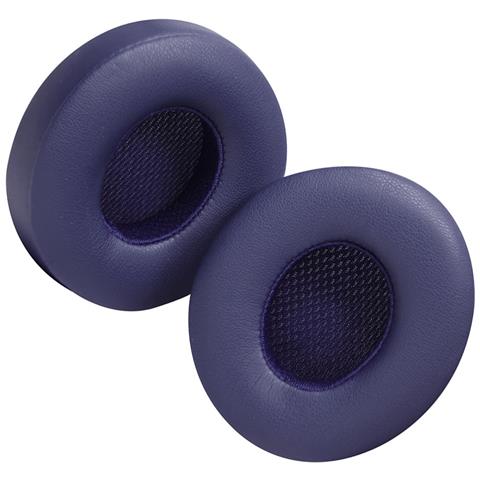 2 Cuscinetti Auricolari Di Ricambio In Pelle Proteica Compatibili Con Cuffie Beats Solo 2 E Solo 3 Navyblue - Foto 4