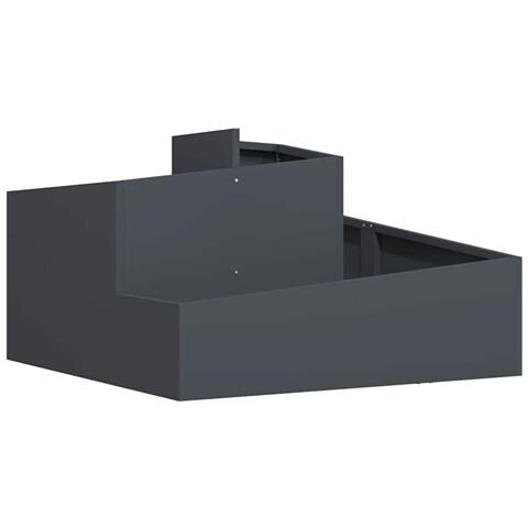 Vaso da giardino Antracite 80 x 80 x 50 cm - Foto 1