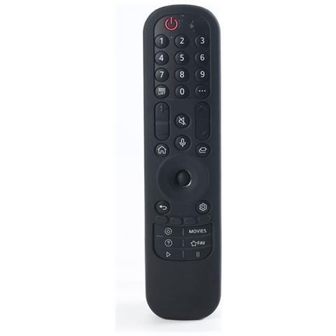 Custodia Protettiva In Silicone Compatibile Con Lg An-mr21gc Mr21n Magic Remote - Antiscivolo, Antiurto Black - Foto 1
