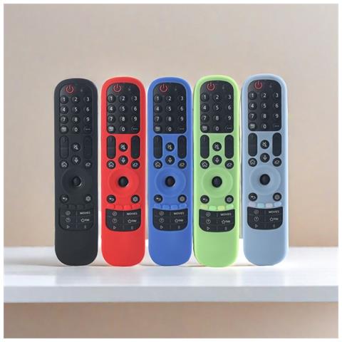 Custodia Protettiva In Silicone Compatibile Con Lg An-mr21gc Mr21n Magic Remote - Antiscivolo, Antiurto Black - Foto 4