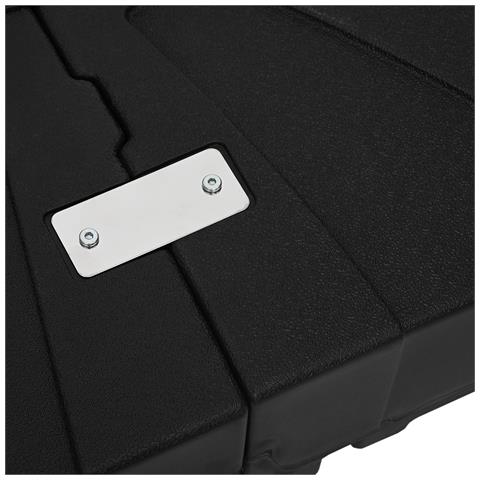 Set di Base per Ombrellone Alveare 2 pcs Nero 88 x 88 x 19 cm - Foto 8