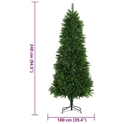 Lusso Casadino - Albero Di Natale Artificiale Realistico Con Punte 240 Cm Verde - Foto 7