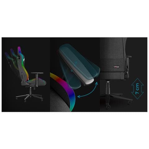 NFG-2246 sedia per videogioco Sedia da gaming per PC Seduta imbottita - Foto 2