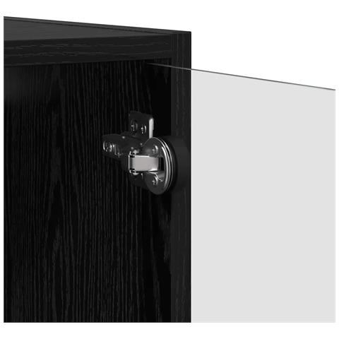 Armadi da Parete 2 pcs Rovere Nero 68 x 37 x 35 cm - Foto 9