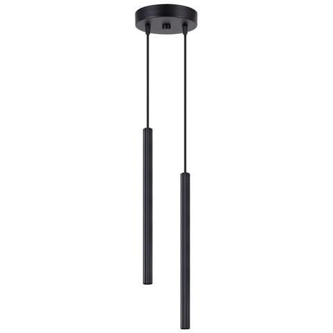 Lampada A Sospensione Arche 2p Nero Sl. 1867 - Moderno Lampada A Sospensione Nero 118x15x15 Cm - Foto 2