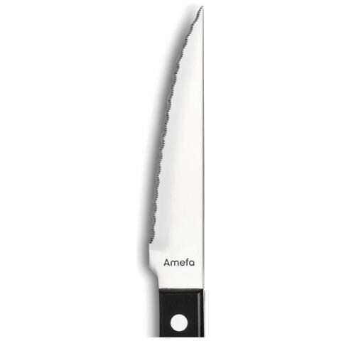 Set Di 6 Coltelli Da Bistecca Con Lame Seghettate, Neri - 700000mb02rb6 - Foto 3