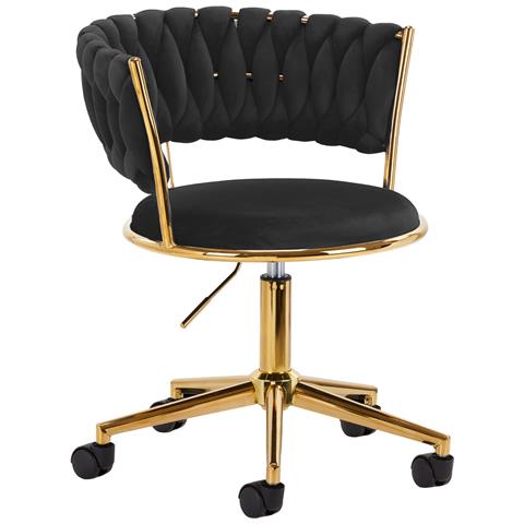 sedia girevole QS-GW01G nera - Foto 1