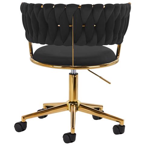 sedia girevole QS-GW01G nera - Foto 2