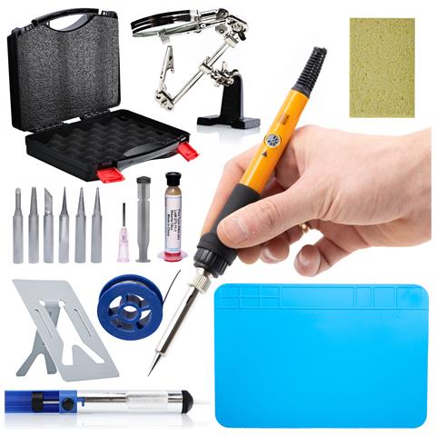 Set Di Saldatura Op60w - Precisione E Regolazione Temperatura | 60w, 200-450°c | Per Lavori Elettronici E Riparazioni - Foto 1