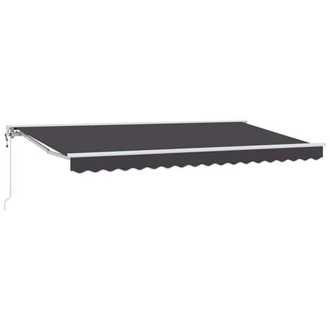 Tenda Retrattile Antracite 350 x 200 cm Poliestere e Metallo - Foto 1