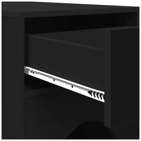 Casa per Gatti Nero 72 x 42.5 x 70 cm Legno multistrato - Foto 9