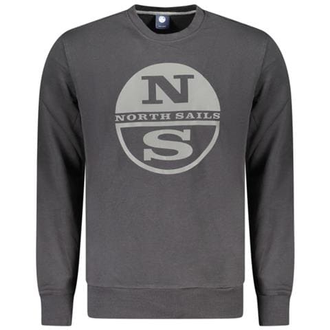 Felpa nera da uomo con cerniera© - Colore: Nero, Taglia: L - Foto 1