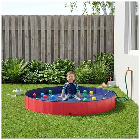 Piscina per bambini Rosso Ø300 x 38 cm - Foto 2