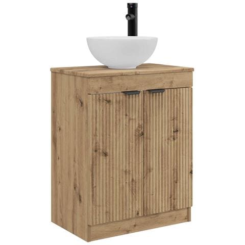 Mobile da bagno con lavabo Rovere Artigianale 54 x 35 x 83 cm - Foto 1
