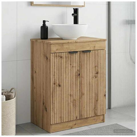Mobile da bagno con lavabo Rovere Artigianale 54 x 35 x 83 cm - Foto 2