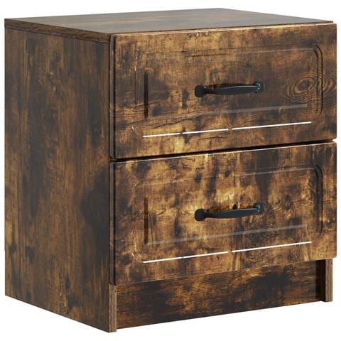 Armadio da Notte con cassetto Rovere Fumo 43 x 34,5 x 44,5 cm - Foto 1