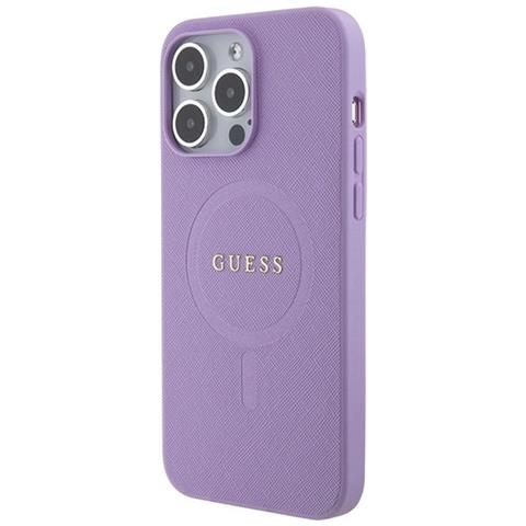 Guess Saffiano Magsafe Supporto Per Iphone 15 Pro Max - Colore Viola - Foto 2