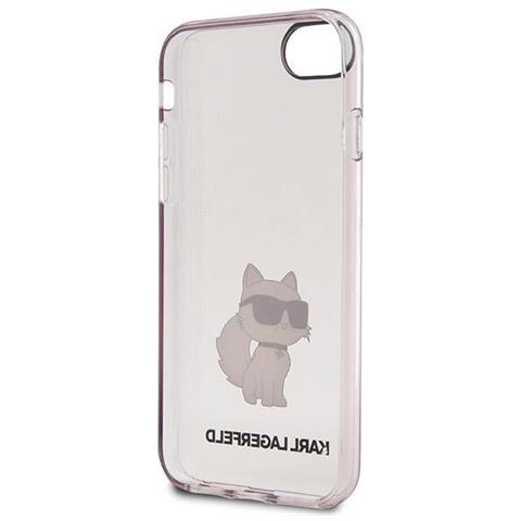 Karl Lagerfeld Klhci8hnchtcp Custodia Per Iphone 7/8 / Se 2020 / Se 2022 Rosa Ikonik Choupette - Foto 2