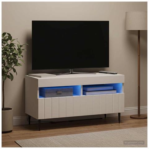 Mobile TV LED Bianco Legno ingegnerizzato - Foto 2