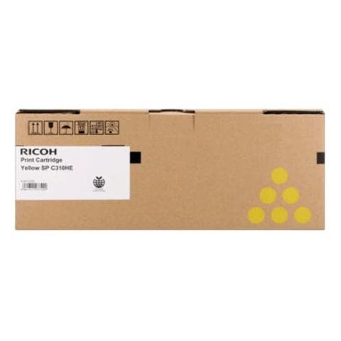 RHC310HEY Toner Originale Giallo per Ricoh Aficio SP C231N / SP C231SF Capacità 6000 Pagine - Foto 1
