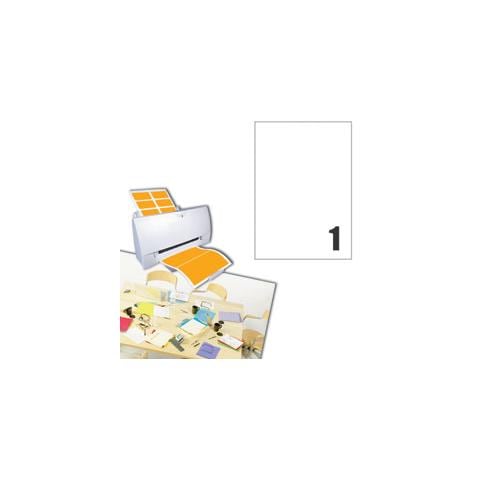 etichetta adesiva giallo fluo 70fg a4 210x297mm (1et / fg) tico - Foto 1