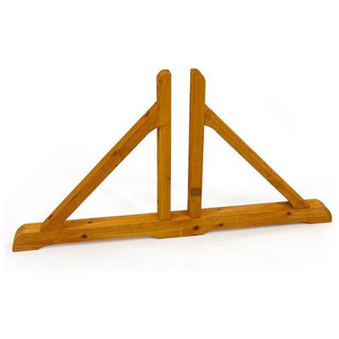 Piedino doppio per pannelli in legno 60x4,5x30H cm - Foto 1