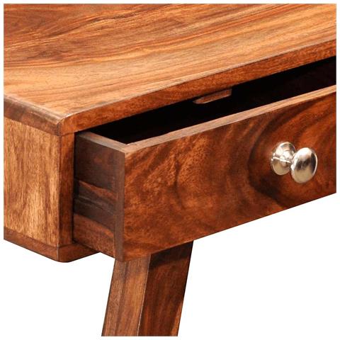 Tavolo Console In Legno Sheesham Vintage 76 Cm - Foto 2