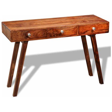Tavolo Console In Legno Sheesham Vintage 76 Cm - Foto 1
