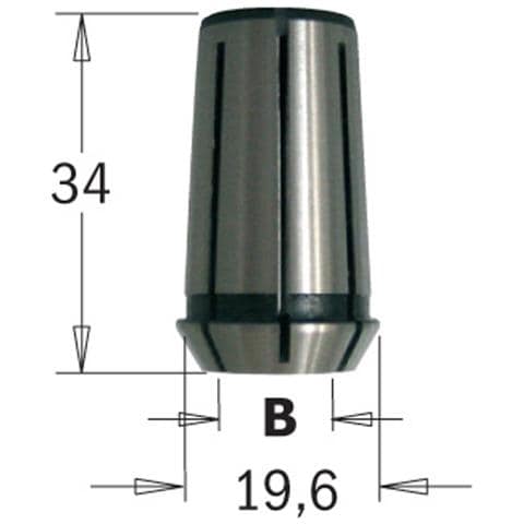 Pinza Elastica Per 1e-2e /dewalt/felisatti/fein/metabo (mm19.6x34) D=8mm 796.880.00 - Foto 1