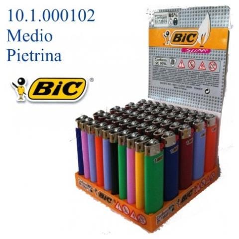 50 Accendini Slim J23 A Pietra Set Di Colori - Foto 2