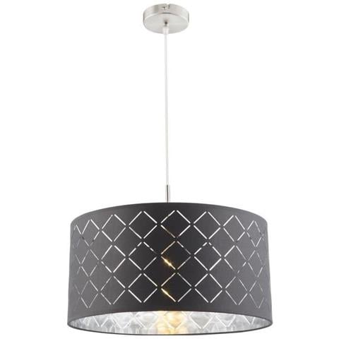 Sospensione In Nichel Opaco 140 x 40 x 40 cm Nero Dorato - Foto 1