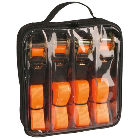 Set 4 Pz Cinghie Di Fissaggio Con Cricchetto 5 M 500 Kg 37991 - Foto 1