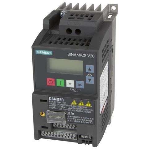 Convertitore Di Frequenza Sinamics V20 0,75kw 6sl32105bb175bv1 - Foto 1
