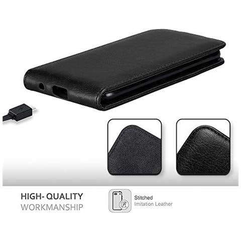 Cadorabo Custodia Compatibile Con Huawei P7 In Nero Di Notte - Coperchio Protettivo In Design Flip Con Chiusura Magnetica - Foto 2